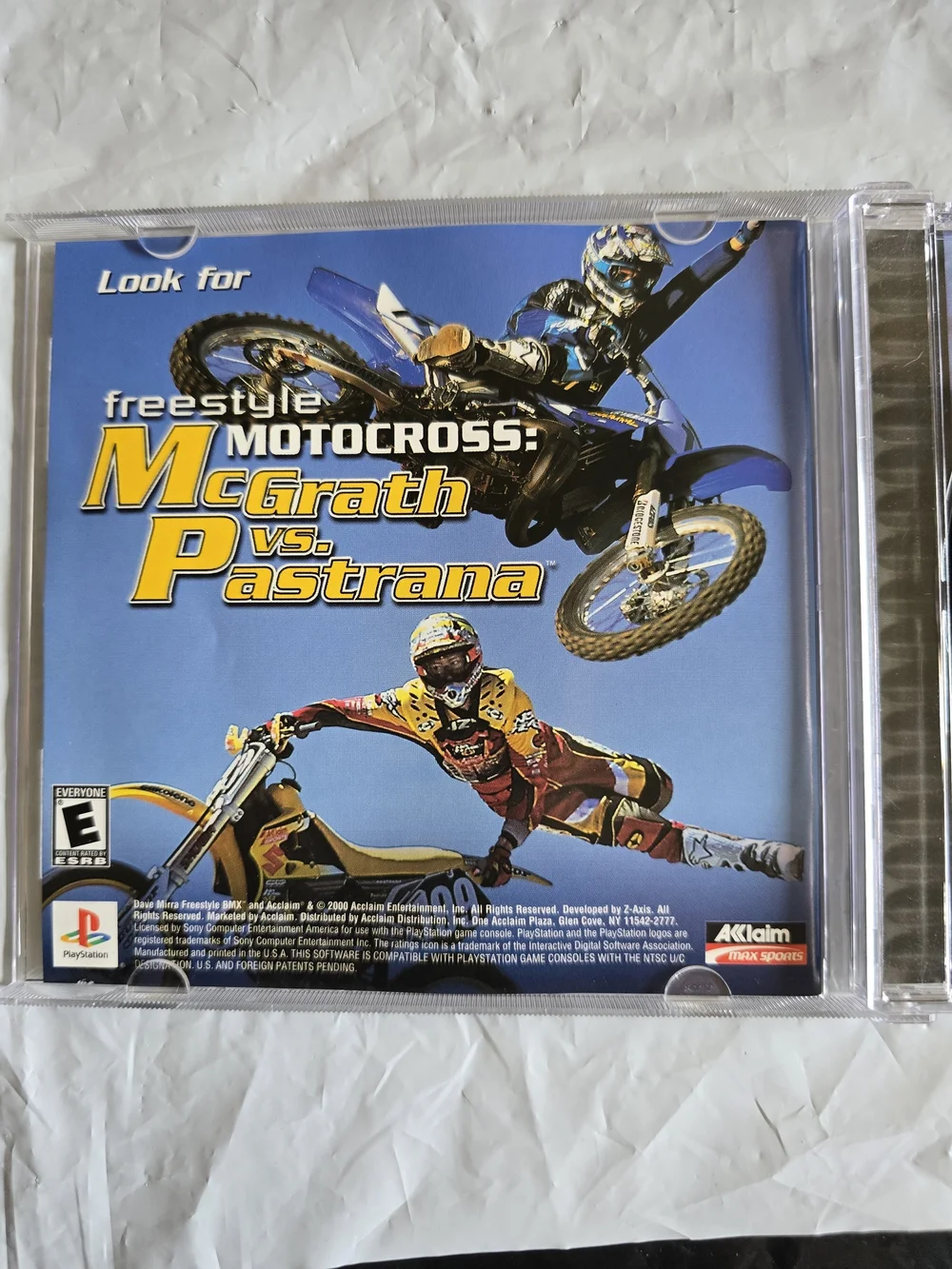 Dave Mirra Freestyle BMX - Sony Game (Blue) Like New Absolutely No Scratches